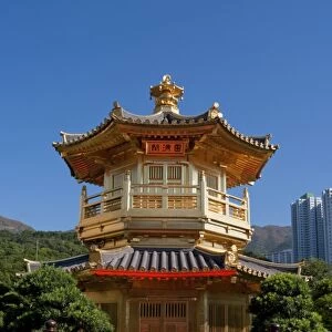 Chi Lin nunnery pagoda, Hong Kong, China, Asia