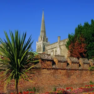 Chichester Cathedral and gardens, Chichester, West Sussex, England, UK, Europe