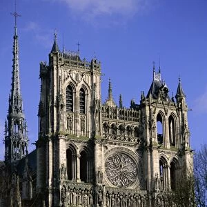 Christian Cathedral of Notre Dame, UNESCO World Heritage Site, Amiens, Somme