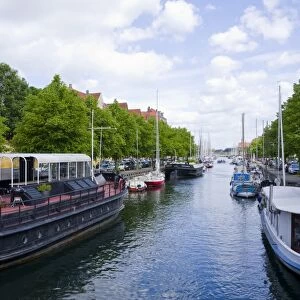 Christianshavn canal, Copenhagen, Denmark, Europe