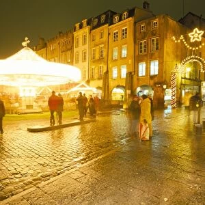Christmas market, Place Saint Louis (St. Louis Square), Metz, Moselle, Lorraine