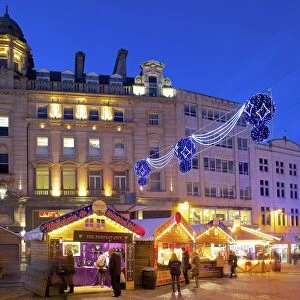 Christmas Market, Sheffield, South Yorkshire, Yorkshire, England, United Kingdom, Europe