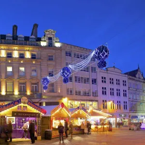 Christmas Market, Sheffield, South Yorkshire, Yorkshire, England, United Kingdom, Europe