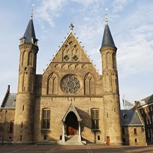 Church in Binnenhof courtyard, Den Haag (The Hague), Netherlands, Europe