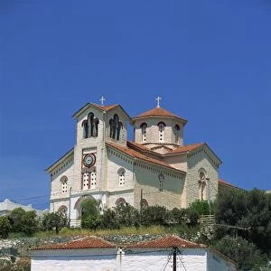 Church on hill above Batsi