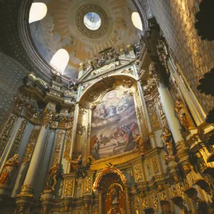 Church interior, Quito, Ecuador, South America