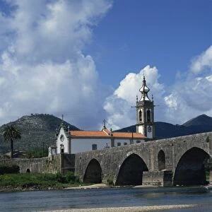 Church and the medieval Ponte de Lima