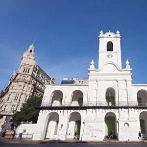 Church in Plaza de Mayo, Buenos Aires, Argentina, South America