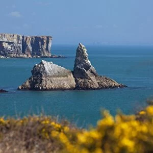 Church Rock, Broad Haven Beach, Pembrokeshire, West Wales, Wales, United Kingdom, Europe