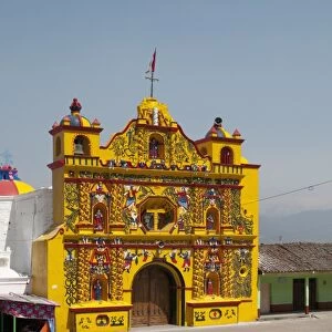 Church, San Andres Xecul, Guatemala, Central America