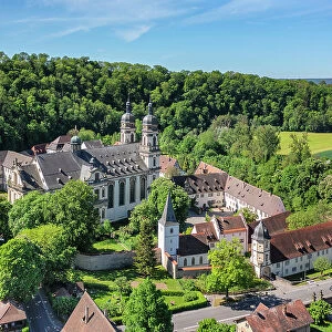 Cistercian monastery Schontal, Jagsttal Valley, Hohenlohe, Baden-Wurttemberg, Germany