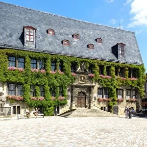 City Hall, Quedlinburg, UNESCO World Heritage Site, Harz, Saxony-Anhalt, Germany, Europe