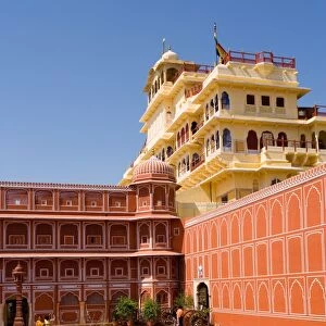 City Palace complex, the City Palace in the heart of the old city, Jaipur, Rajasthan, India, Asia