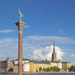 City skyline from City Hall, Stockholm, Sweden, Scandinavia, Europe