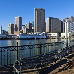 City skyline, Embarcadero, San Francisco, California, United States of America, North America