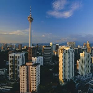 City skyline including the Petronas Building