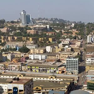 City skyline, Kampala, Uganda, Africa