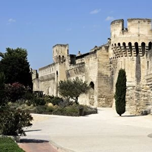 City walls and Ramparts, Avignon, Provence, France, Europe