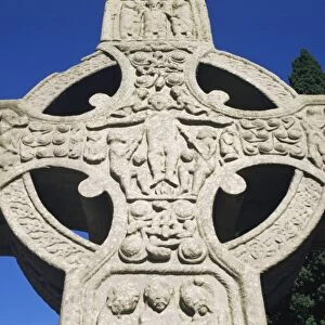 Close-up of the Muiredach Cross