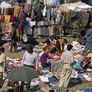 Clothes market, Pune, Maharashtra state, India, Asia