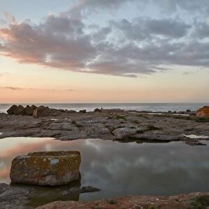 Clouds at sunset along the coast, Elands Bay, South Africa, Africa