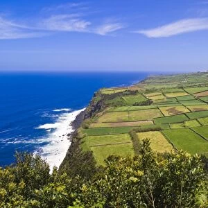 Coastline at Ponta do Raminho near the village of Raminho, Terceira, Azores