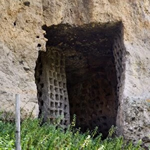 Colombario tomb, Etruscan necropolis of Le Scalette, Tuscania, Viterbo