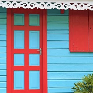 Colorful architecture in Roseau, Dominica, Windward Islands, West Indies, Caribbean, Central America