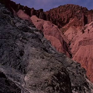 Colourful volcanic landscape, Tupiza, Southern Altiplano, Bolivia, South America