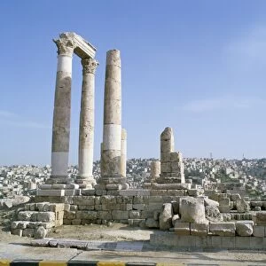 Columns of a Roman temple