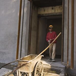 Construction worker, Beijing, China, Asia