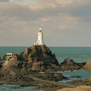 Corbiere Lighthouse, Jersey, Channel Islands, United Kingdom, Europe