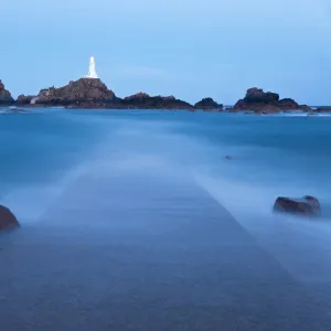 Corbiere Lighthouse, Jersey, Channel Islands, United Kingdom, Europe