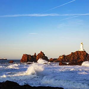 Corbiere Point Lighthouse, Jersey, Channel Islands, United Kingdom, Europe
