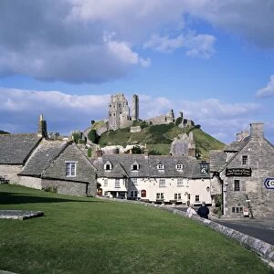 Corfe Castle, Dorset, England, United Kingdom, Europe