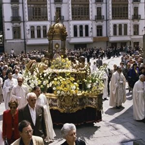 Corpus Christi procession, Lugo, Galicia, Spain, Europe