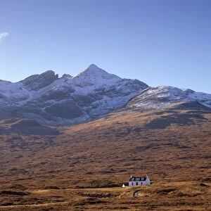 Cottage and Sgurr nan Gillean