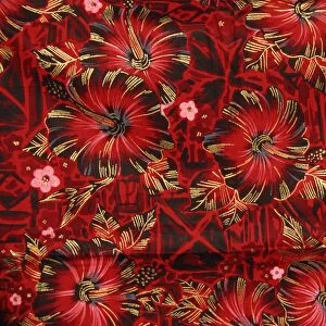 Cotton fabric on sale to tourists, Fiji, Pacific Islands, Pacific