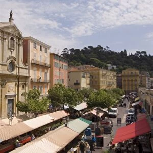 Cours Saleya, Nice, Alpes Maritimes, Provence, Cote d Azur, French Riviera