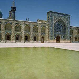 Courtyard of the shrine of Imam Reza