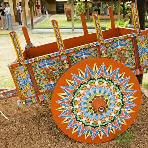 The crafts town of Sarchi famous for its decorative painting and ox carts