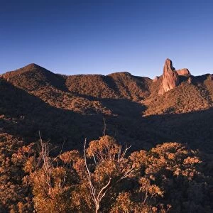 Crater Bluff and Breadknife from Macha Tor, Warrumbungle National Park