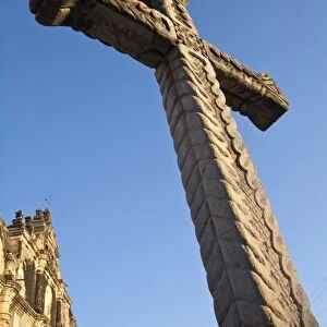 Cross outside Iglesia de la Merced, Granada, Nicaragua, Central America