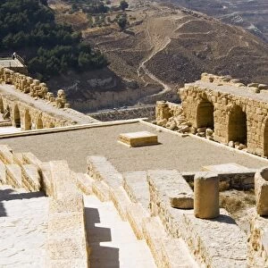 Crusader fort at Kerak, Jordan, Middle East