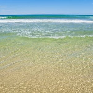 Crystal clear blue sea at Surfers Paradise, Gold Coast, Queensland, Australia, Pacific