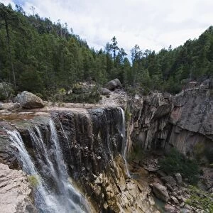 Cusarare waterfall, Creel, Barranca del Cobre (Copper Canyon), Chihuahua state