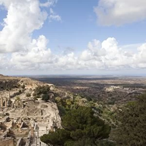 Cyrene, UNESCO World Heritage Site, founded in 630 BC on the top of the valley of the Jebel Akhdar, now Cyrenaica region, Libya, North Africa, Africa