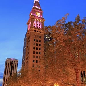 Daniels and Fisher Tower, 16th Street Mall, Denver, Colorado, United States of America, North America