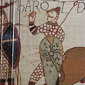 Death of King Harold, Bayeux Tapestry, 69, Normandy, France, Europe