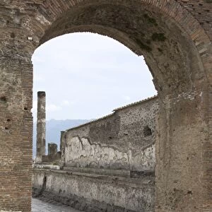 Decumano Maximo near the Forum, Pompeii, UNESCO World Heritage Site, Campania